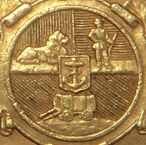 Paul Kruger ZAR: GOLD POND of 1892 (Double Shaft)