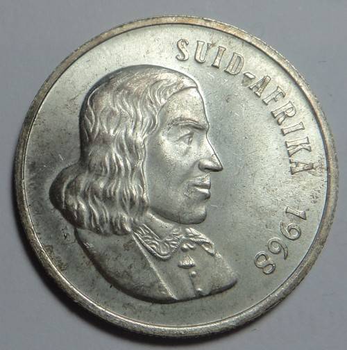 RSA: UNC Silver R1 of 1968 (Afrikaans) 3 available