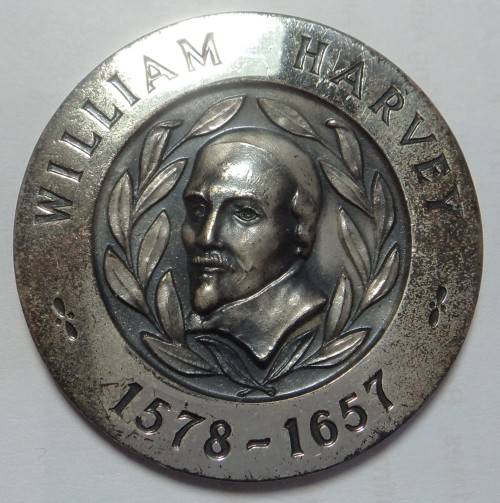 William Harvey Blood Donation Silver Medal 1978 (59.1 grams)