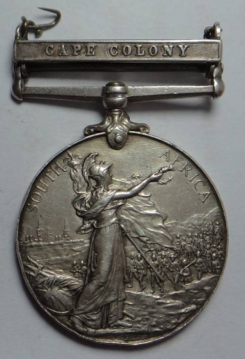 Anglo Boer War Queens Medal (Name Removed)