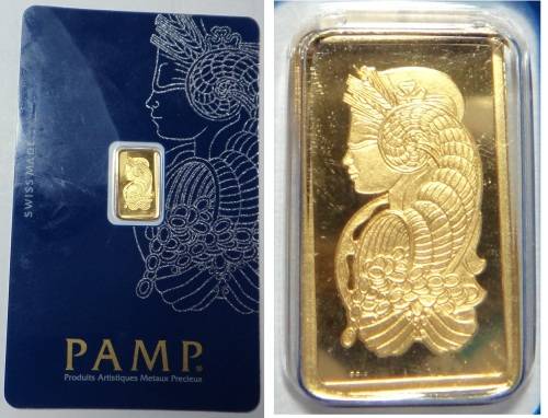Switzerland: Pamp SA. 1 Gram 999.9 Gold