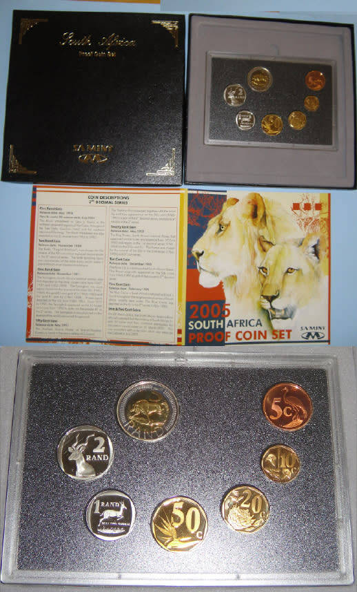 Republic of South Africa: Proof Set of 2005