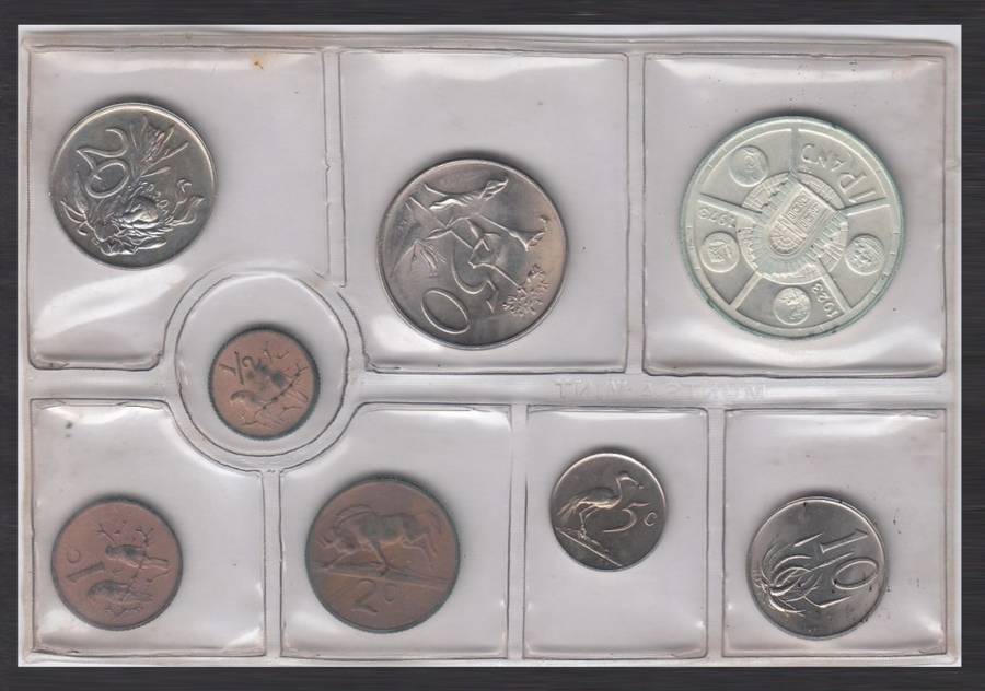 Republic of South Africa Coin set of 1974