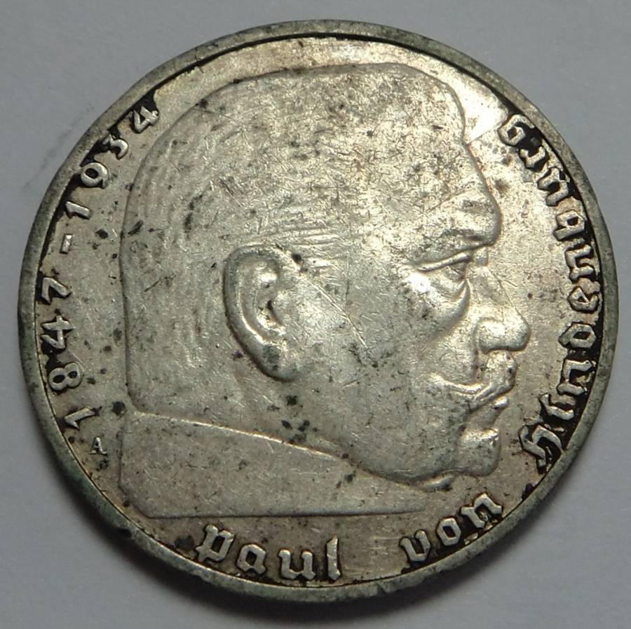Germany (3rd Reich) Silver 2-Mark 1939