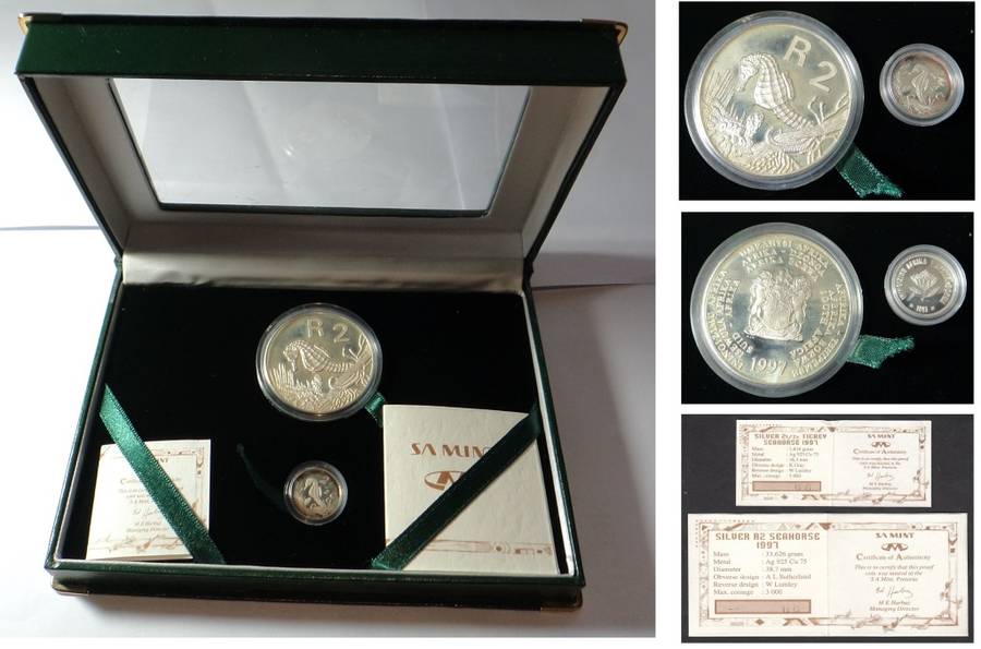 Combination Set: Tickey & R2 Crown 1997 (Seahorse)