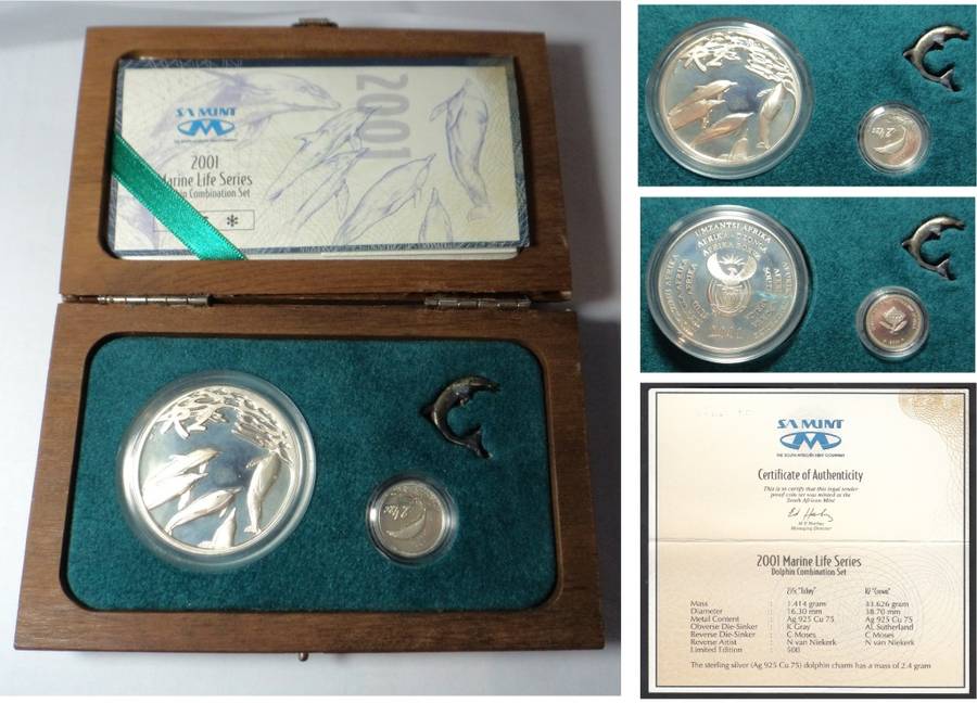 Combination Set: Tickey & R2 Crown 2001 (Dolphins)