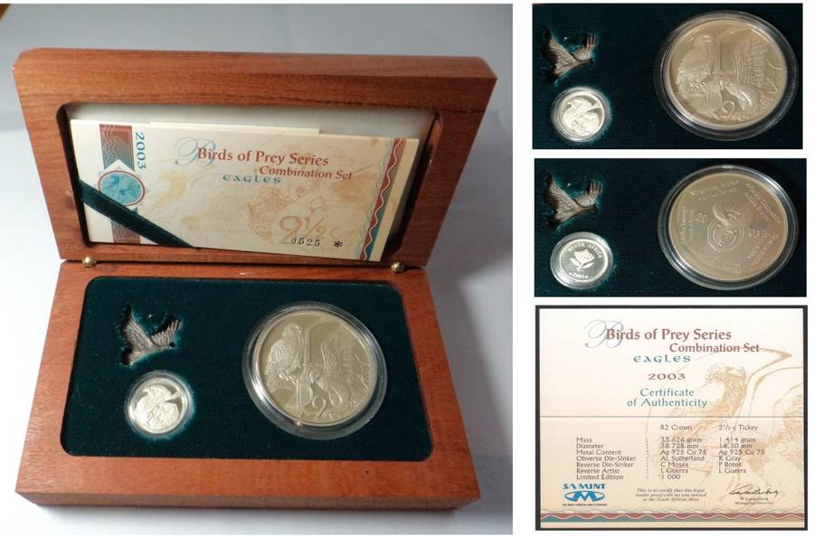 Combination Set: Tickey & R2 Crown 2003 (Eagles)