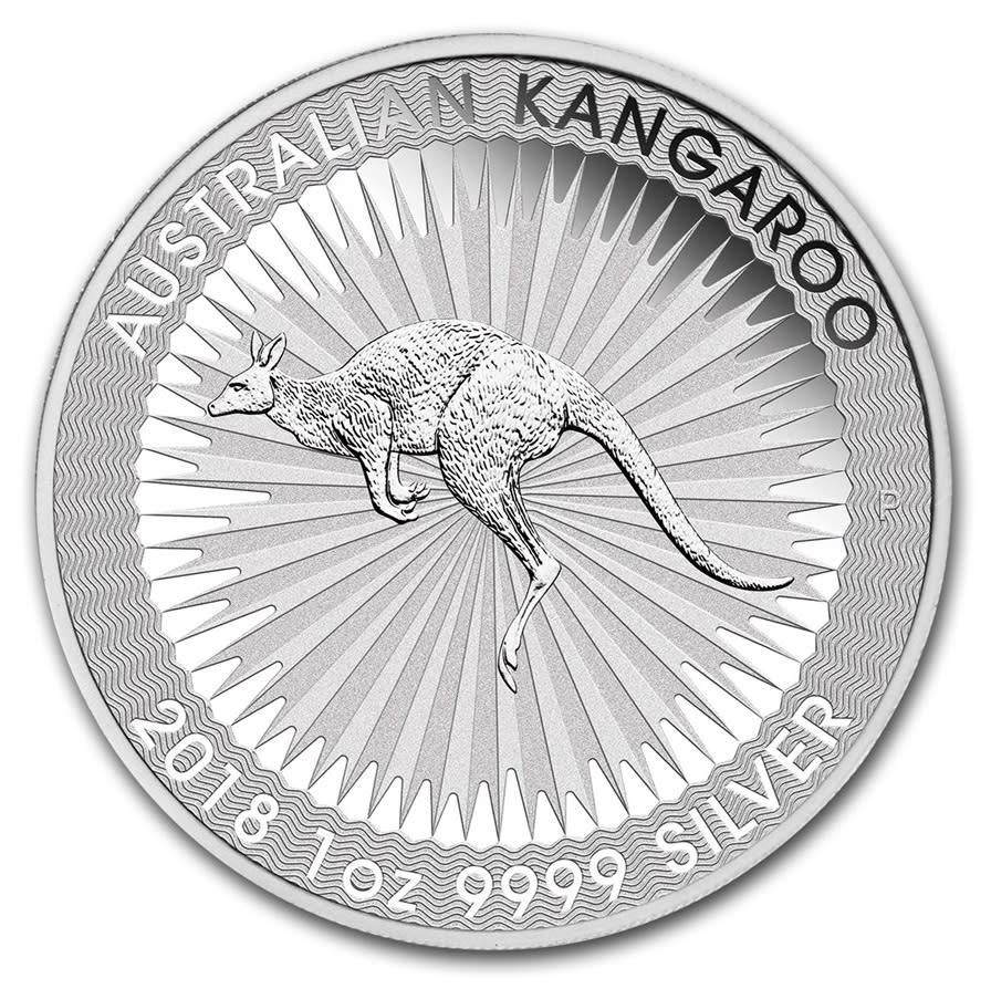 Australian Kangaroo: Silver 1 OZ 1 Dollar 2018 (2 available)