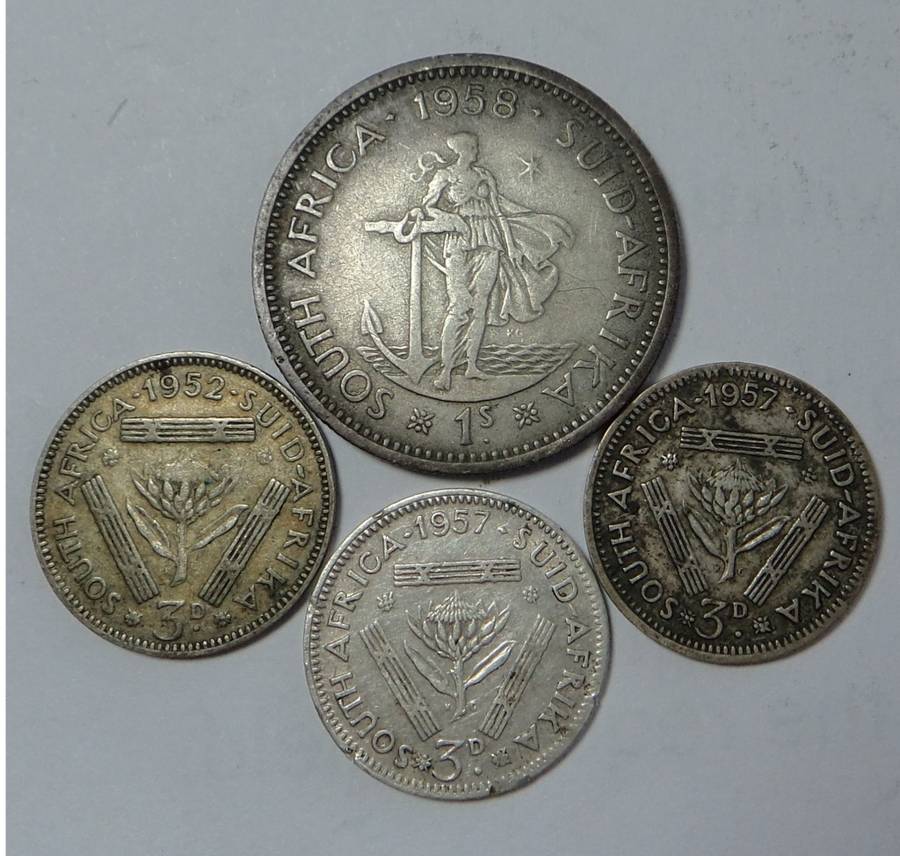 Union of South Africa: Coin Set of the 1950s