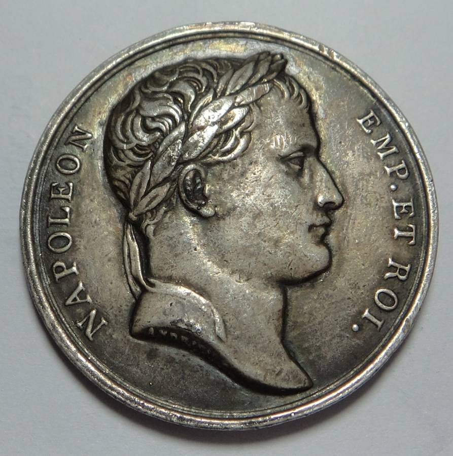 Emperor Napoleon Bonaparte Silver Medal of 1812