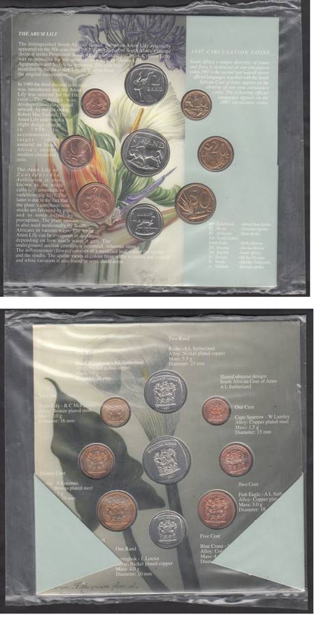 RSA: Uncirculated Coin Set of 1997