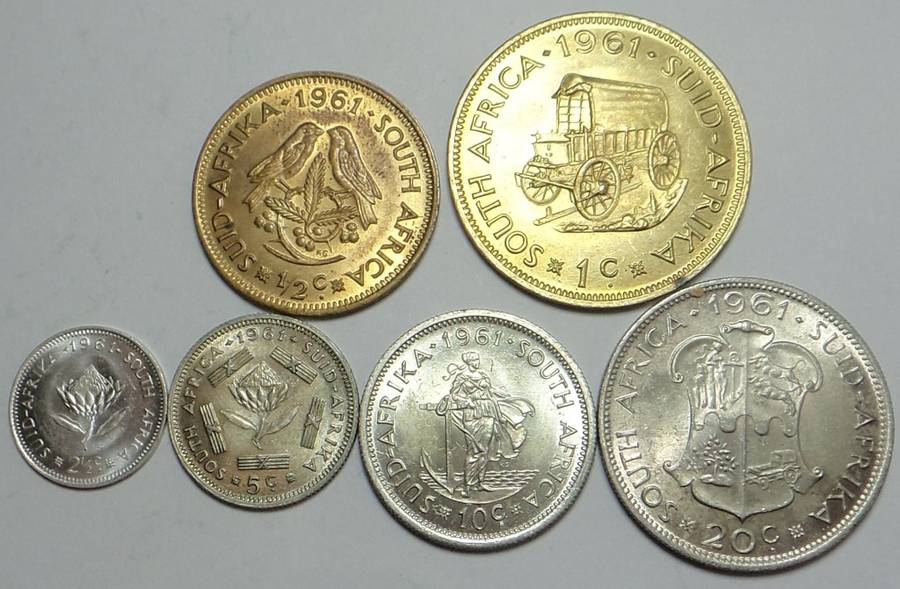 RSA: Bronze & Silver Set of 1961