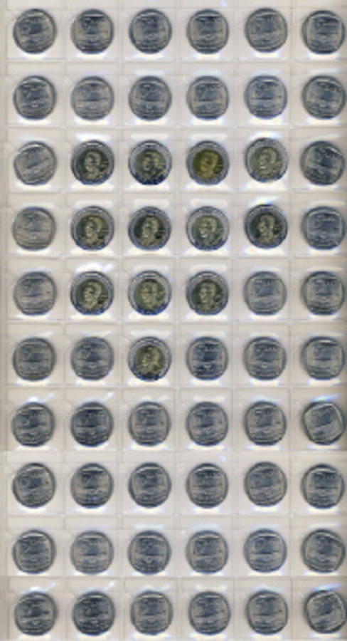 Sixty-Three (63) Inauguration  & Mandela 90th Birthday R5 coins