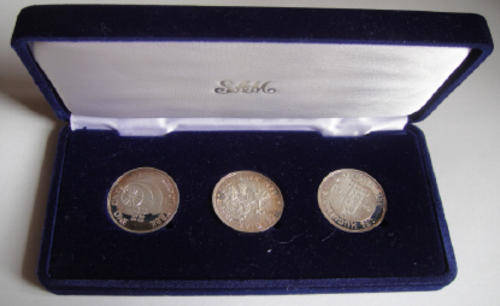 1988 Silver R1 Proof Set : Diaz, Great Trek and French Huguenots