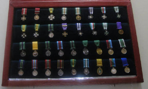 SUPERB RHODESIA: Collection of RHODESIAN miniature MEDALS and AWARDS