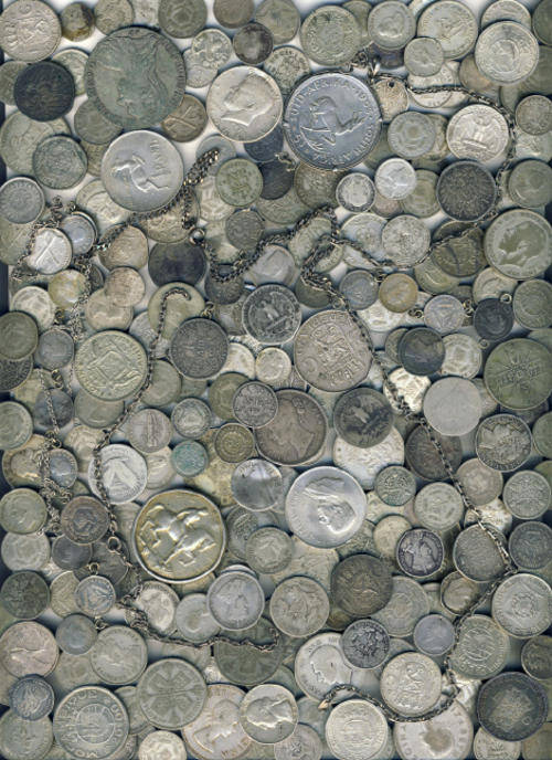 Over ONE KILOGRAM (1000 grams) of SILVER : Coins, Medals, Jewellery  since the 1700s.