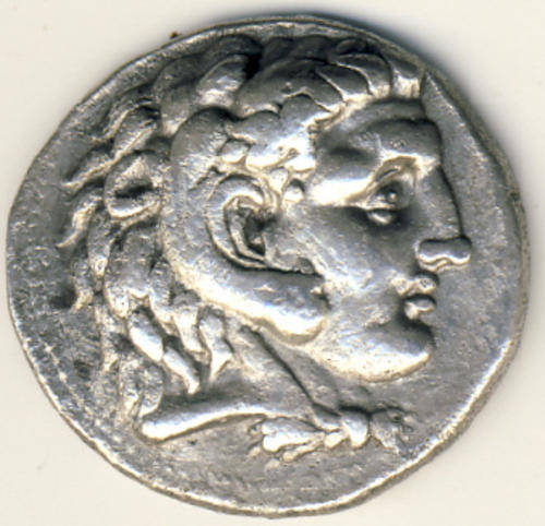 Alexander III The Great, Macedonian Kingdom, 336-323 B.C. Silver Tetradrachm