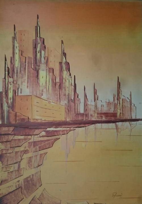 Original oil painting by ROSSOUW