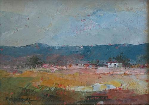 Original oil painting by JOHANN VAN RENSBURG
