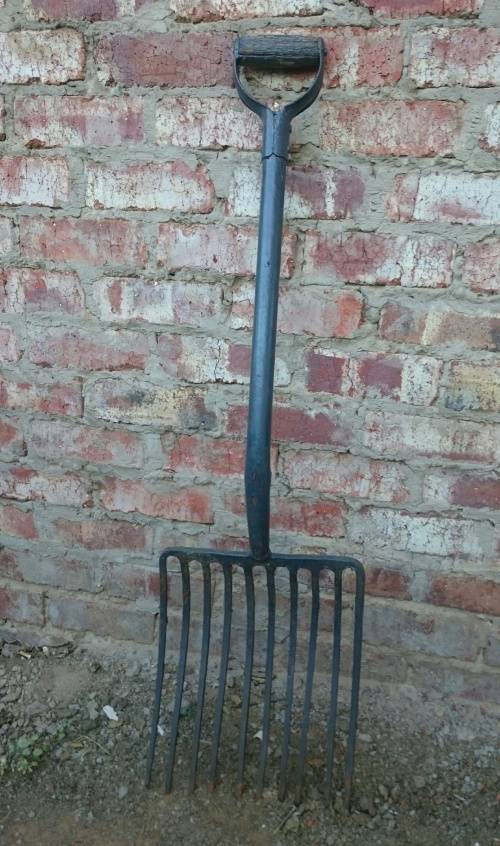 Old steel fork