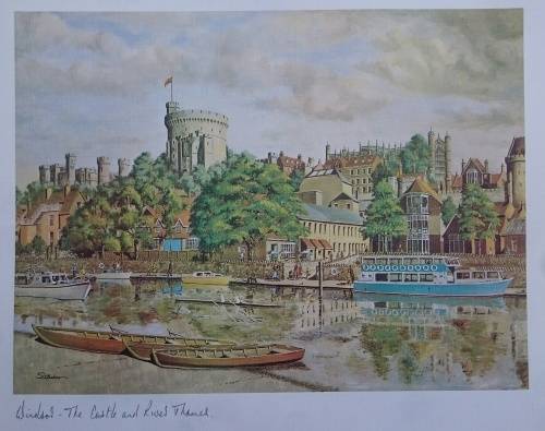 Print of a LONDON scene