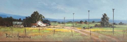 PIETER VAN HEERDEN acryl painting