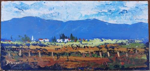 Original oil painting by DREYER