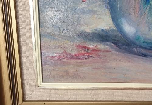 Original oil painting by PIETER BOTHA as per photo