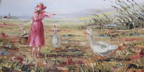 Original oil painting by PIETER BOTHA as per photo