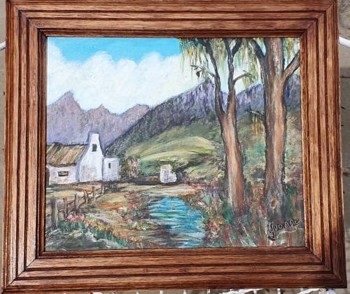 Original acryl painting by Yvonne as per photo