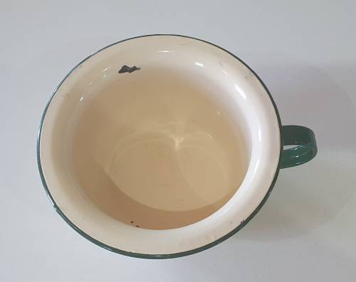 Vinage enamel bedpan (Koos) as per photos