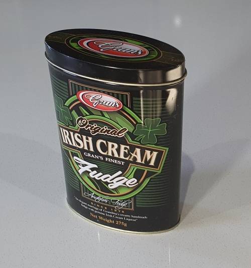 Gran`s original Irish cream fudge tin as per photos