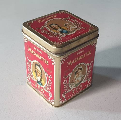 MAZAWATTEE tea tin as per photos