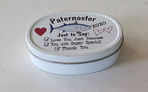 Small Paternoster tin as per photos