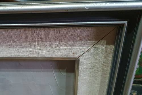 Original framed oil painting as per photo, by DONNA WOODS