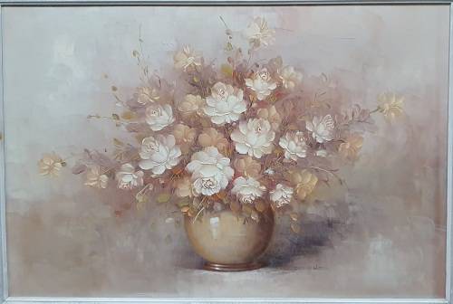 Original framed oil painting as per photo, by DONNA WOODS