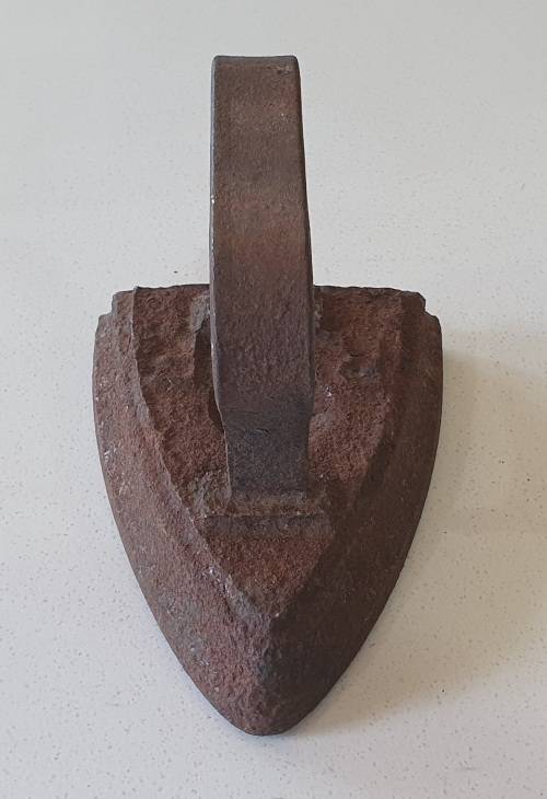 Vintage cast iron, coal stove clothing Sad Iron as per photo