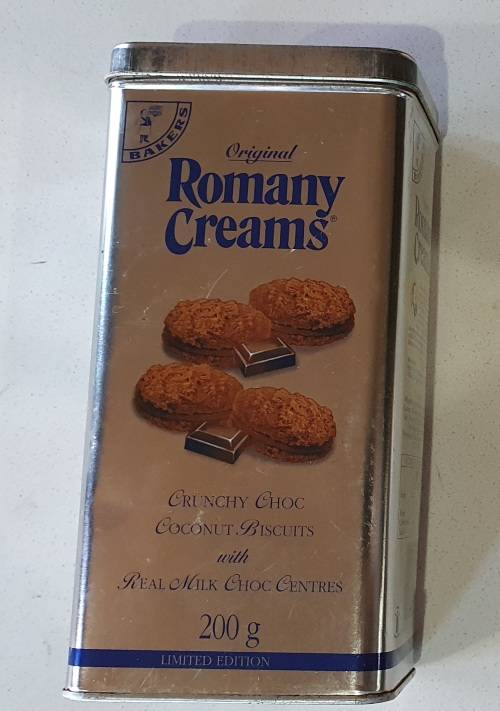 Romany creams tin as per photos