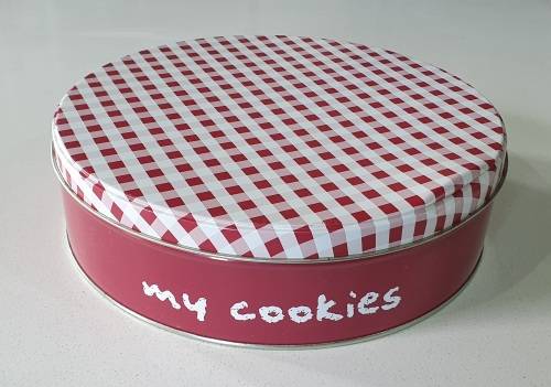 My cookies tin as per photos