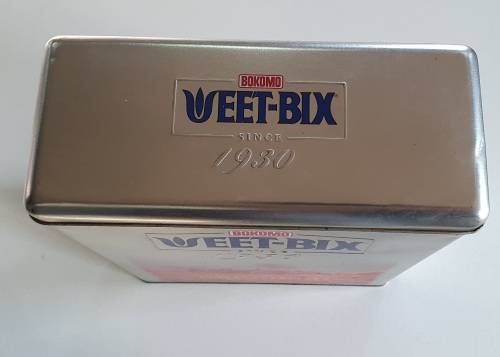 BOKOMO Weet-bix limited edition tin as per photos