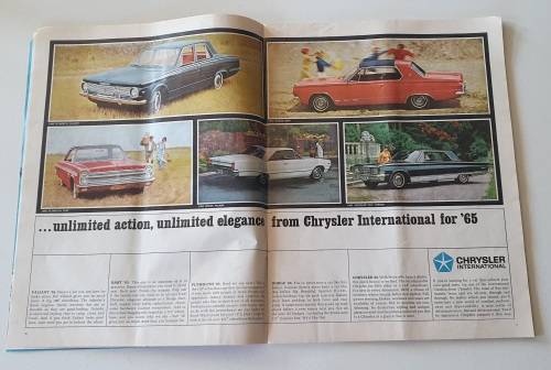 Vintage 1964 LIFE magazine with Chrysler, BP and CALTEX adverts as per photo