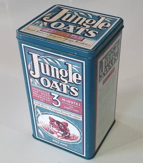 JUNGLE OATS tin as per photos