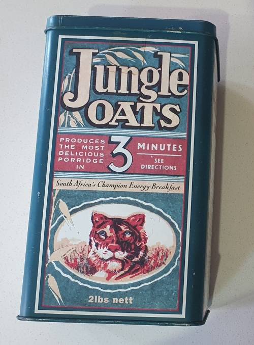 JUNGLE OATS tin as per photos