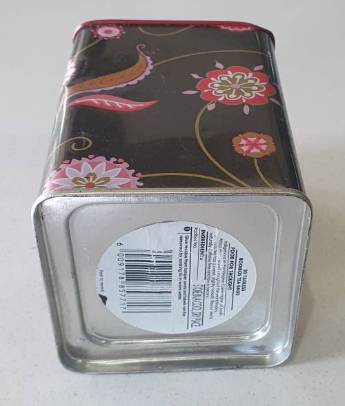 Rooibos tea tin as per photos