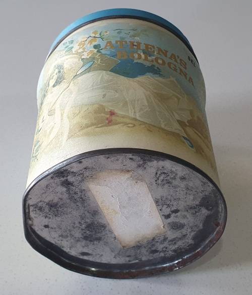 ATHENA`s BOLOGNA tin as per photos