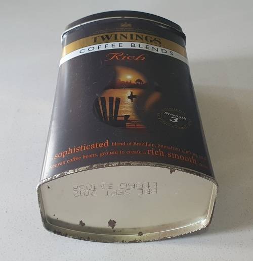 TWININGS coffee blends tin as per photos
