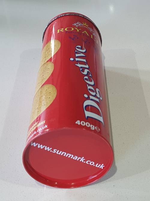 ROYALTY Digestive tin as per photos