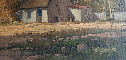 Original unframed oil painting by GAWIE CRONJE