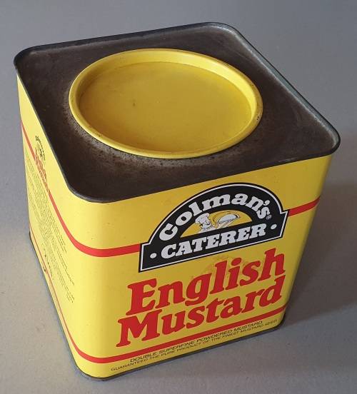 COLMAN`S English Mustard 2kg tin as per photos