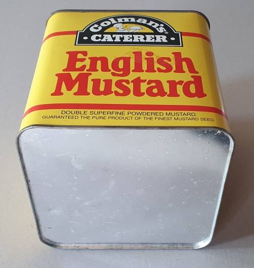 COLMAN`S English Mustard 2kg tin as per photos